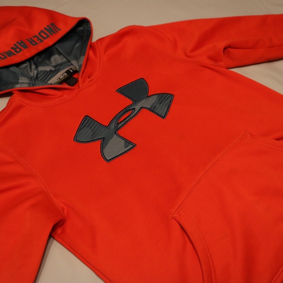 Under Armour Other - Under Armour Boys Orange Hoodie Sweater Under Armour Other - Under Armour Boys Orange Hoodie Sweater